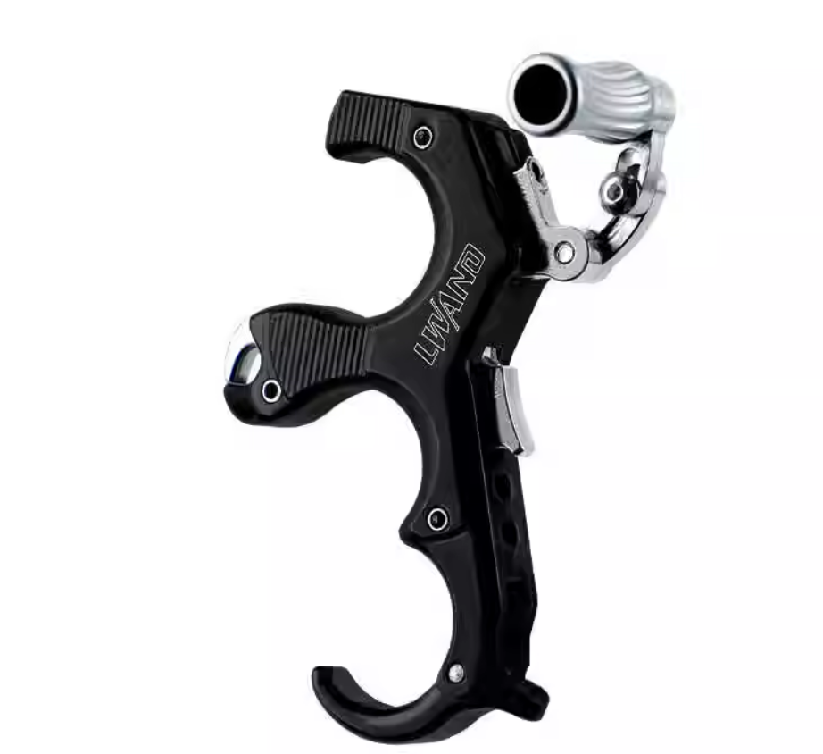 3 4 Finger Release Aids Trigger Thumb Grip Caliper Archery Compound Bow